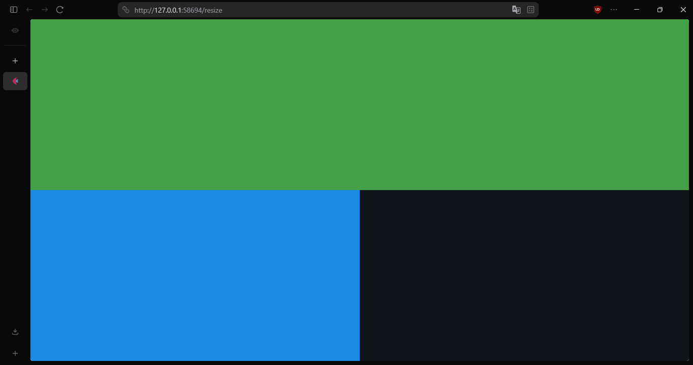 on-resize